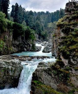 Aharbal Waterfall (Niagara of Kashmir)
